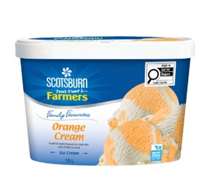 Orange Cream Ice Cream