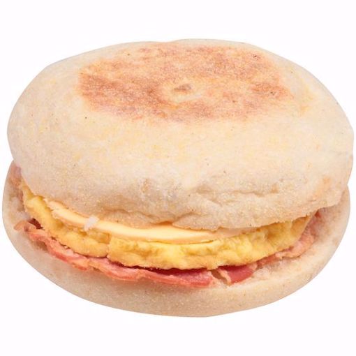 Bacon, egg and cheese breakfast sandwich