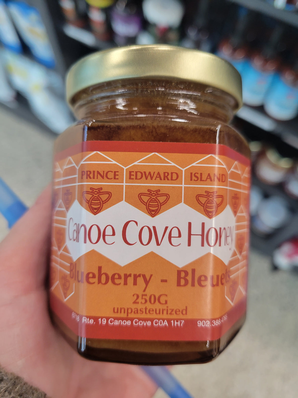 Canoe Cove Blueberry honey 250g — The ADL Store
