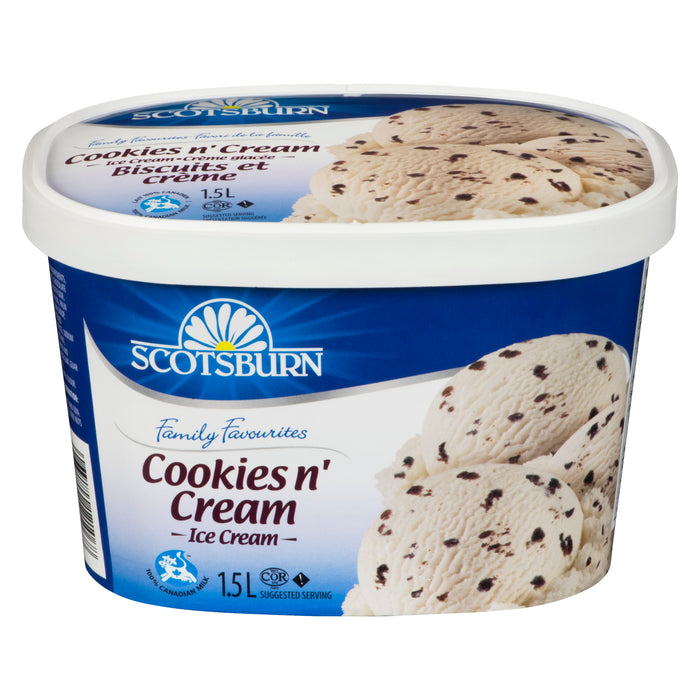 COOKIES AND CREAM ICE CREAM
